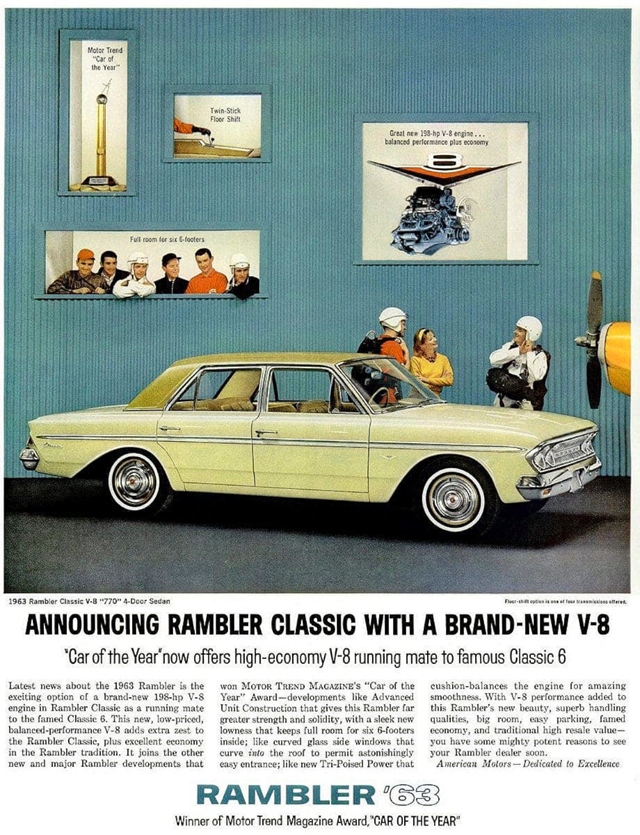 AMC Rambler 1963 #1217 publicidad impresa