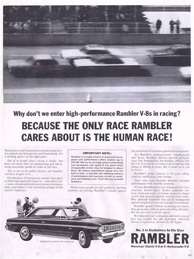 Nash Rambler 1964 #703 publicidad impresa