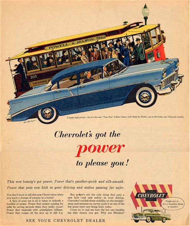 Chevrolet 210 1956 #903 publicidad impresa