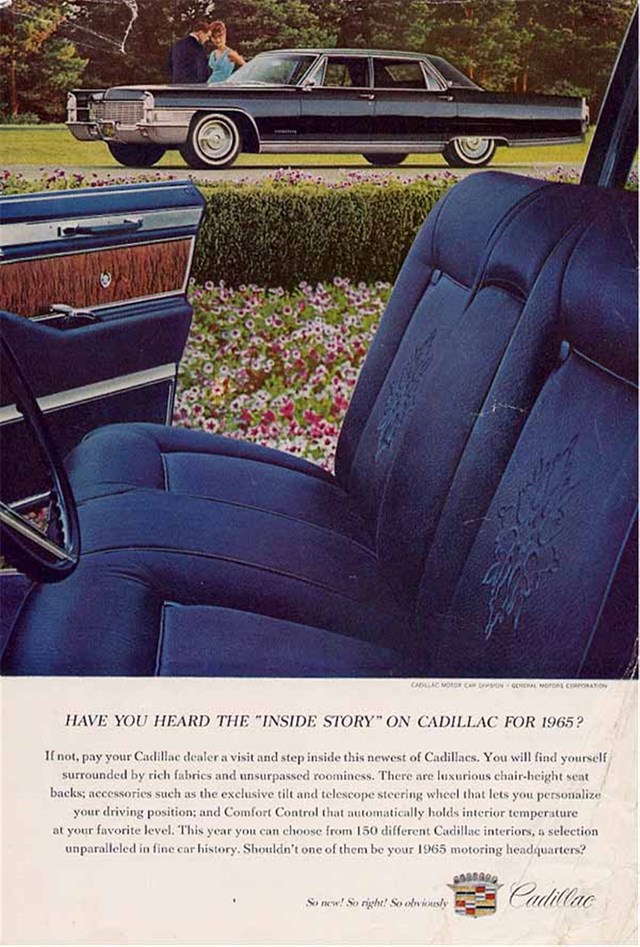 Cadillac Varios 1965 #1003 publicidad impresa