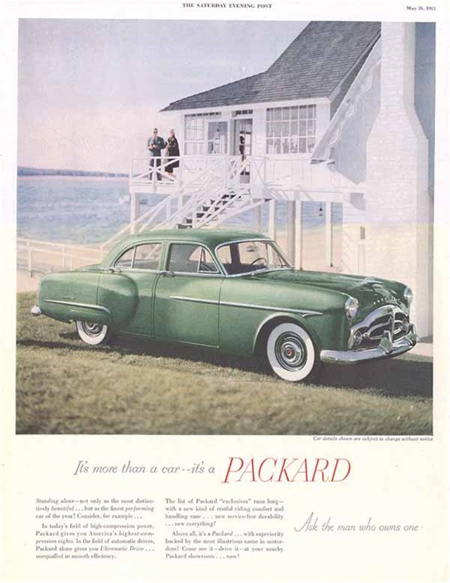 Packard Varios 1951 #292 publicidad impresa