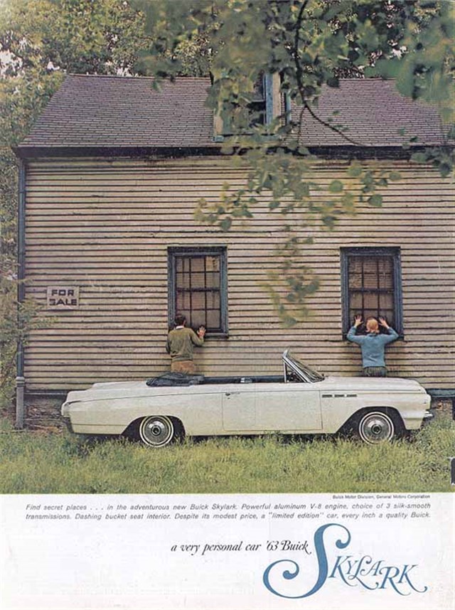 Buick Skylark 1963 #604 publicidad impresa