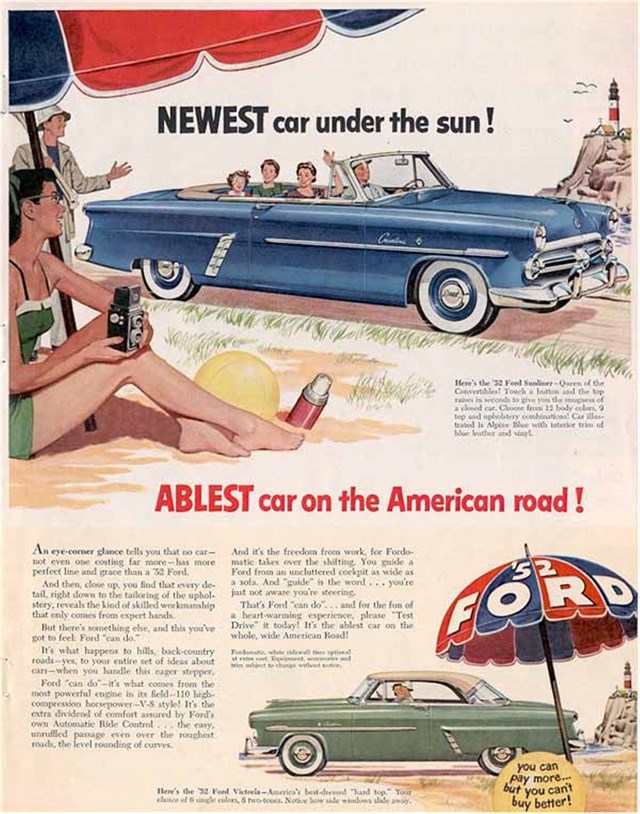 Ford Varios 1952 #195 publicidad impresa