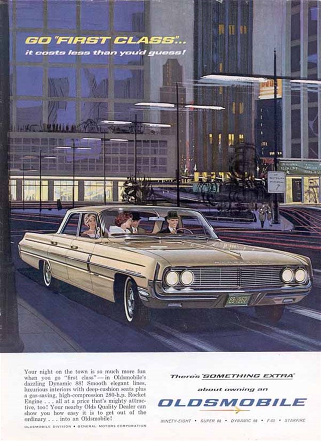 Oldsmobile Super 88 1962 #705 publicidad impresa