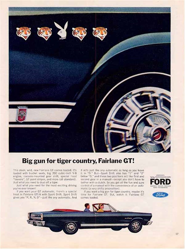 Ford Fairlane 1966 #1005 publicidad impresa