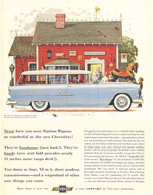 Chevrolet Nomad 1955 #98 publicidad impresa