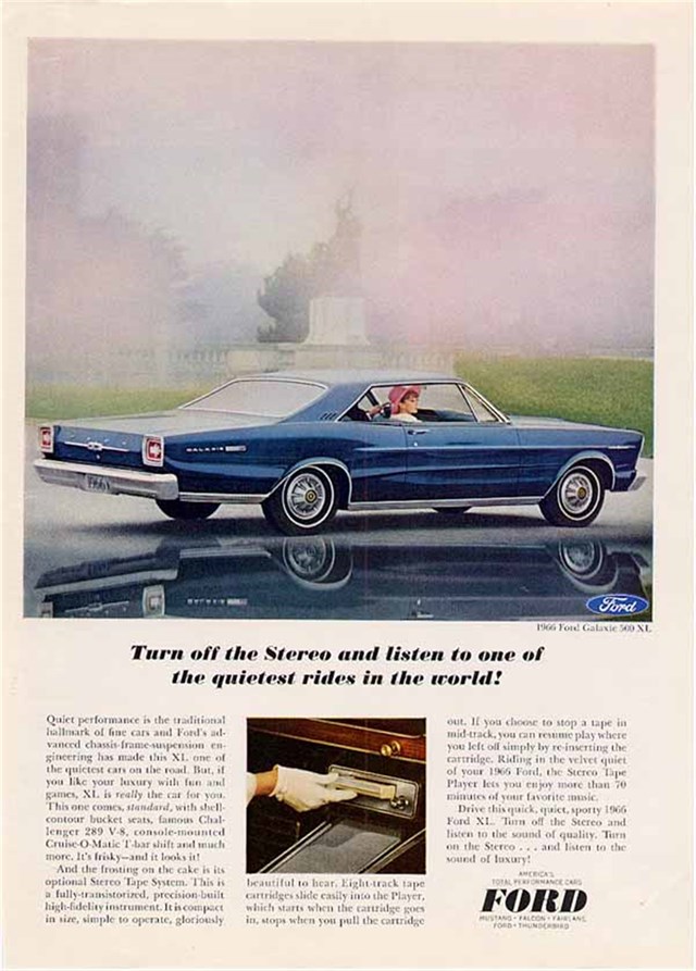 Ford Galaxie 1966 #1006 publicidad impresa