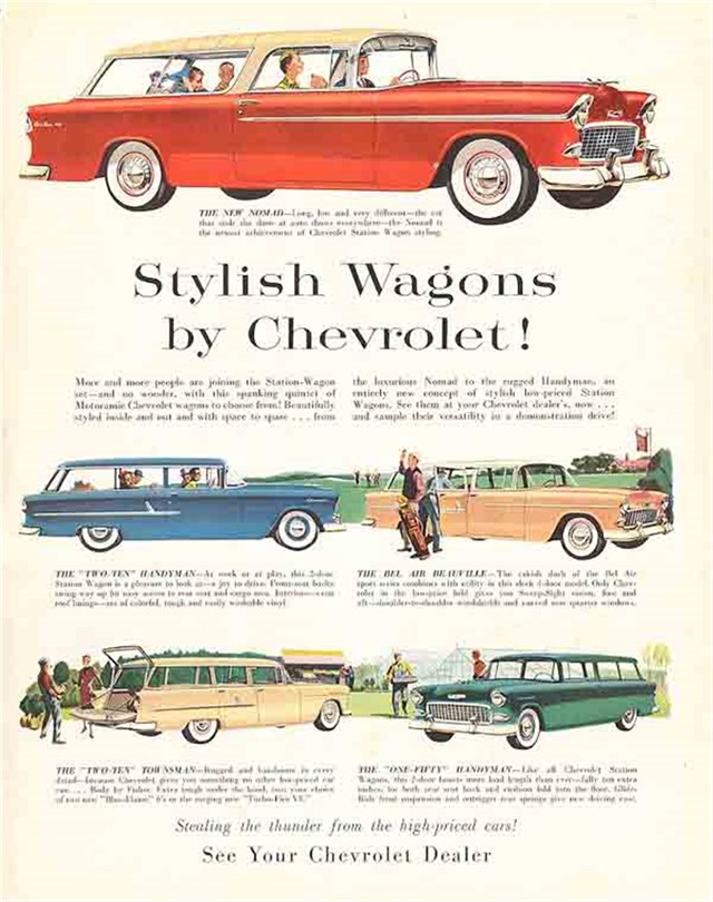 Chevrolet Varios 1955 #99 publicidad impresa