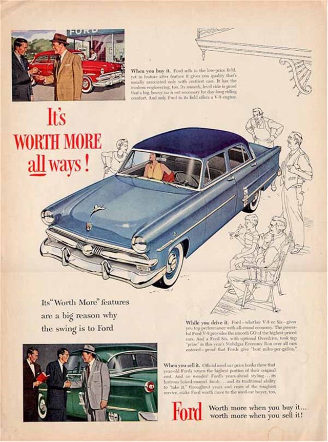 Ford Varios 1953 #197 publicidad impresa