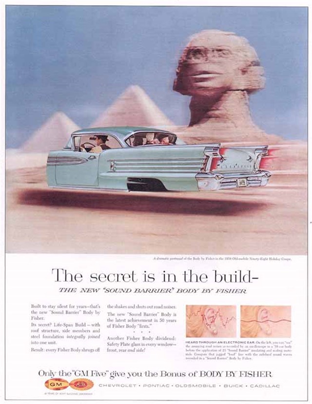 Oldsmobile 98 1958 #525 publicidad impresa