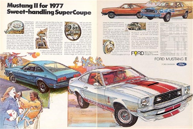 Ford Mustang 1977 #1104 publicidad impresa