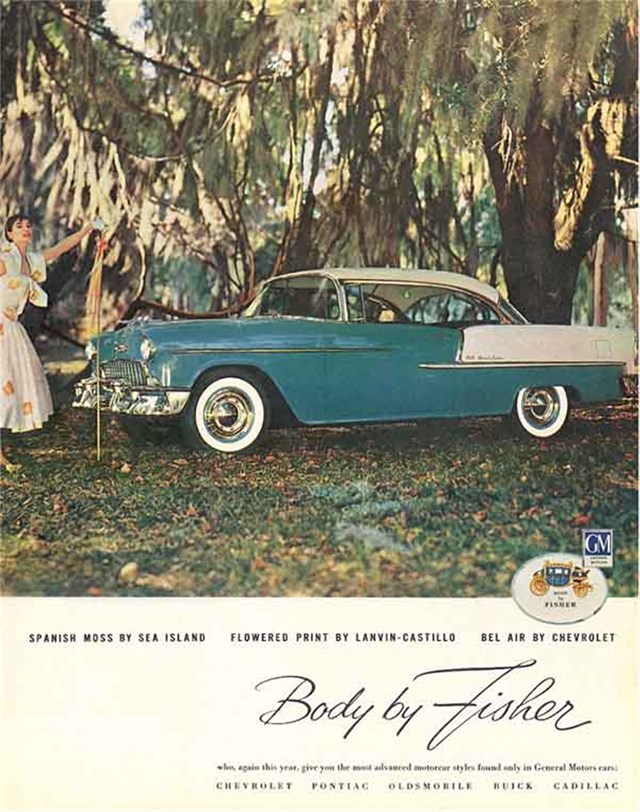 Chevrolet Bel Air 1955 #100 publicidad impresa
