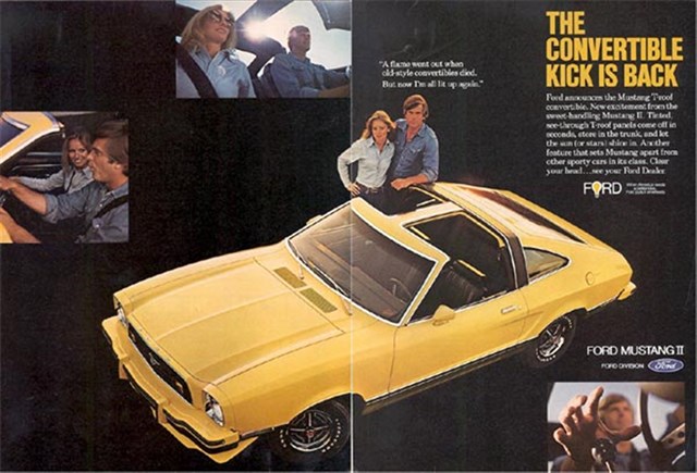 Ford Mustang 1977 #1105 publicidad impresa