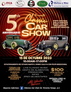 5º Aniversario Clasicos Car Club Cd. Victoria Tamaulipas A.C.