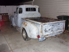 mi 1948 chevy truck, un largo camino