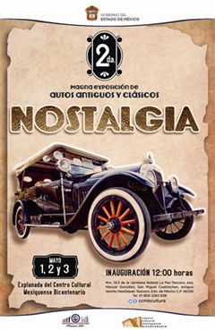 2da Magna Exposición de Autos Antiguos y Clásicos Nostalgia