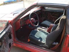 mustang 82 t tops - los interiores