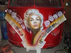 Trabajo de pintura (aerografia) MARILYN - Trabajo de pintura (aerografia) MARILYN