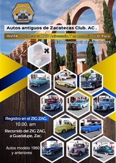 XXIV Aniversario Autos Antiguos de Zacatecas Club A.C