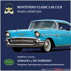 Montevideo Classic Car Club Paseo Apertura