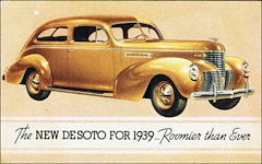 El nuevo DeSoto de 1939... Más espacioso que nunca