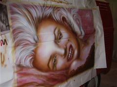 Trabajo de pintura (aerografia) MARILYN - Trabajo de pintura (aerografia) MARILYN