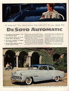 ¿Una belleza? No sabes ni la mitad hasta que conduces este DeSoto automático