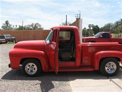 camioneta FORD 1956 ROJA