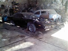 Knight Rider KITT Pontiac firebird third - Montado el motor LT1