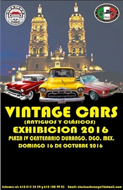 Vintage Cars Exhibición 2016