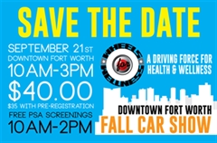 Downtown Fort Worth Fall Benefit Car Show 2019