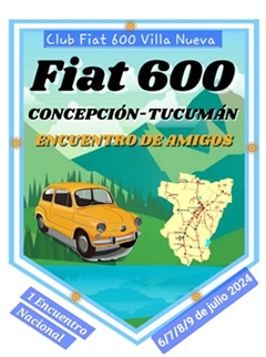 1st National Meeting of Fiat 600 Concepción of Tucumán