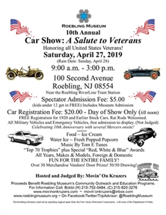 10th Annual Roebling Museum Car Show