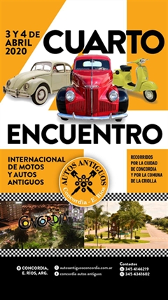 Cuarto Encuentro Internacional de Motos y Autos Antiguos