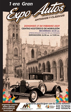 1era Gran Expo Autos Antiguos en Moroleón