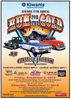 17th Aannual Run For The Gold Car Show