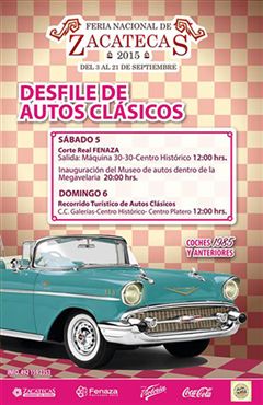 Desfile Autos Clásicos Zacatecas