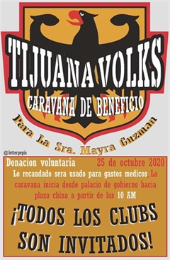 Tijuana Volks Caravana de Beneficio 2020