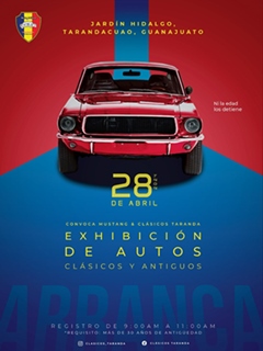 Exhibición de Autos Clásicos y Antiguos Edición 2024Tarandacuao Guanajuato