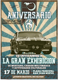 8o Aniversario Mustang Club Uruapan
