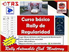 Curso Básico de Rally de Regularidad