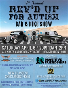 4th Annual REV'D UP for Autism Car & Bike Show