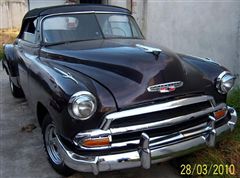 Chevrolet 1951 Regalo para mi cumpleaños del 2010 - Instalación del Ornamento y Cromo.