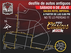 Desfile de Autos Antiguos Expo Clásicos Saltillo 2016