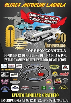 20vo Aniversario Oldies Auto Club Laguna