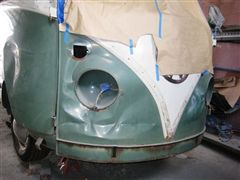 COMBI VW 1966 - ARREGLANDO GOLPES