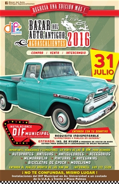 3er Bazar del Auto Antiguo Aguascalientes 2016