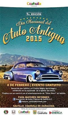Día Nacional del Auto Antiguo 2015 - Saltillo