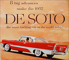 8 grandes avances hacen que el DeSoto de 1957 sea el automóvil más emocionante del mundo en la actualidad.