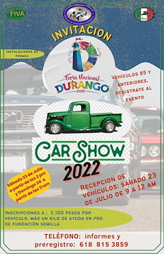 Car Show Feria Nacional Durango 2022